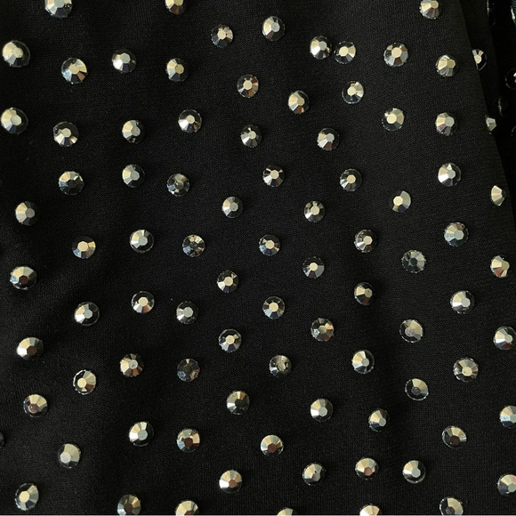 Calvin Klein Rhinestone Embellished Evening Gown/Black - 29703 - Picture 15 of 15